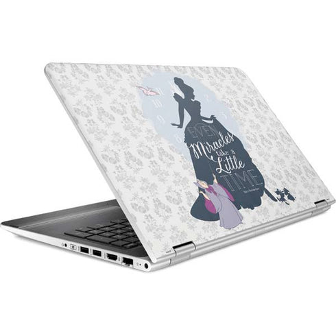Disney Cinderella Miracles Take Time Silhouette HP Pavilion Skin